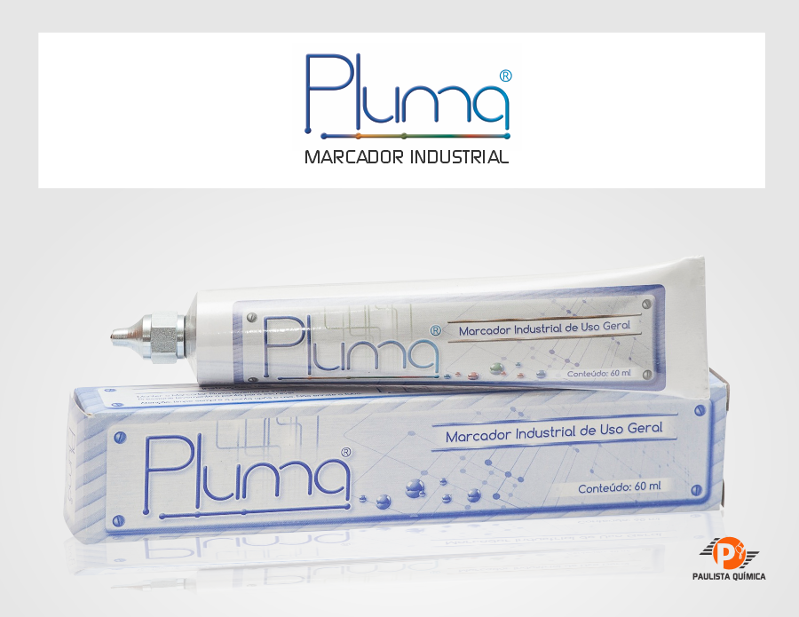 Pluma® - Marcador Industrial | Imagem Principal | Paulista Química